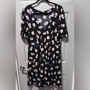 Torrid mid-length floral pattern dress